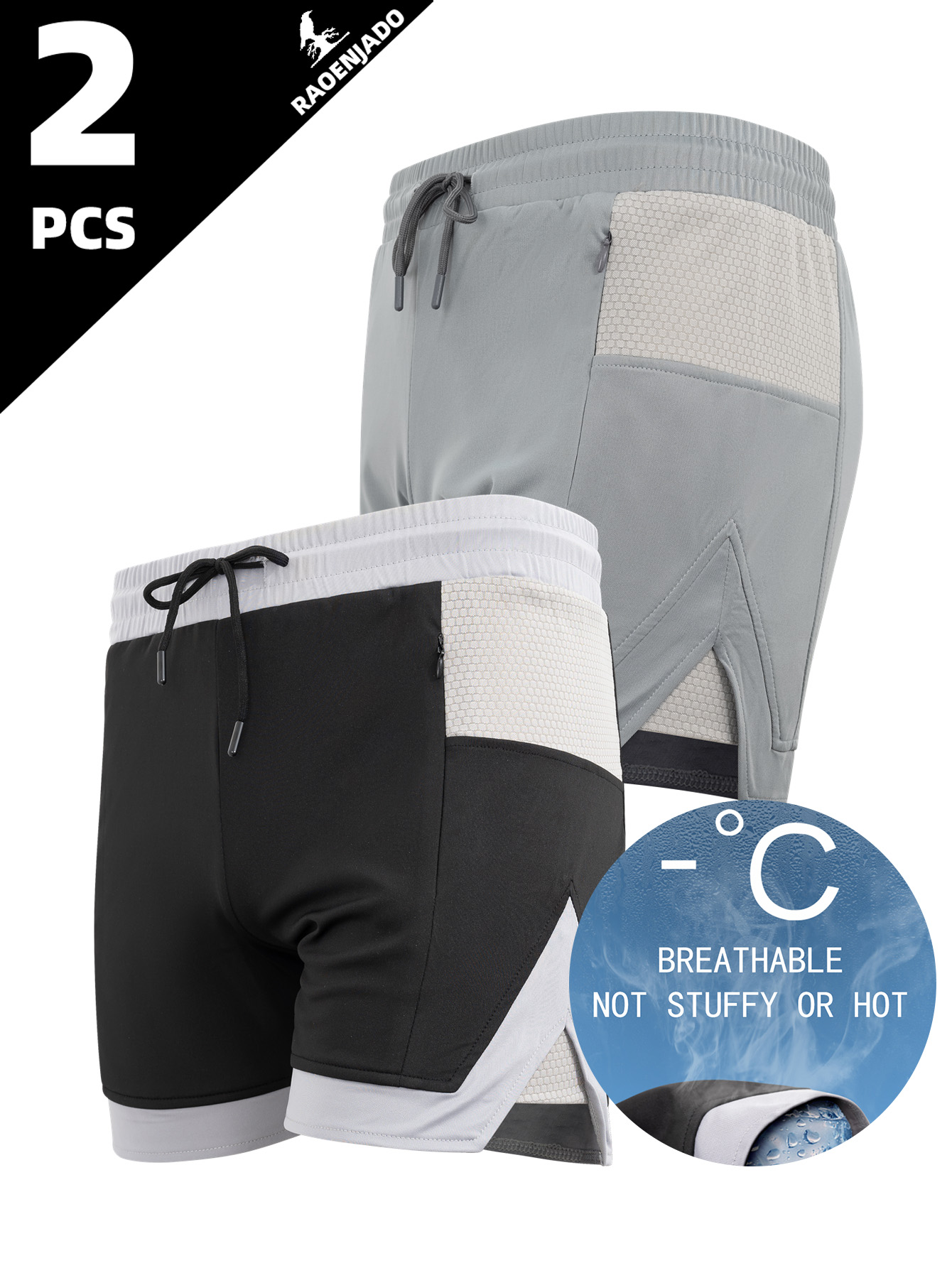 Mens Athletic Shorts Quick Dry - Trunk Breathable Men บทวิจารณ์และราคา