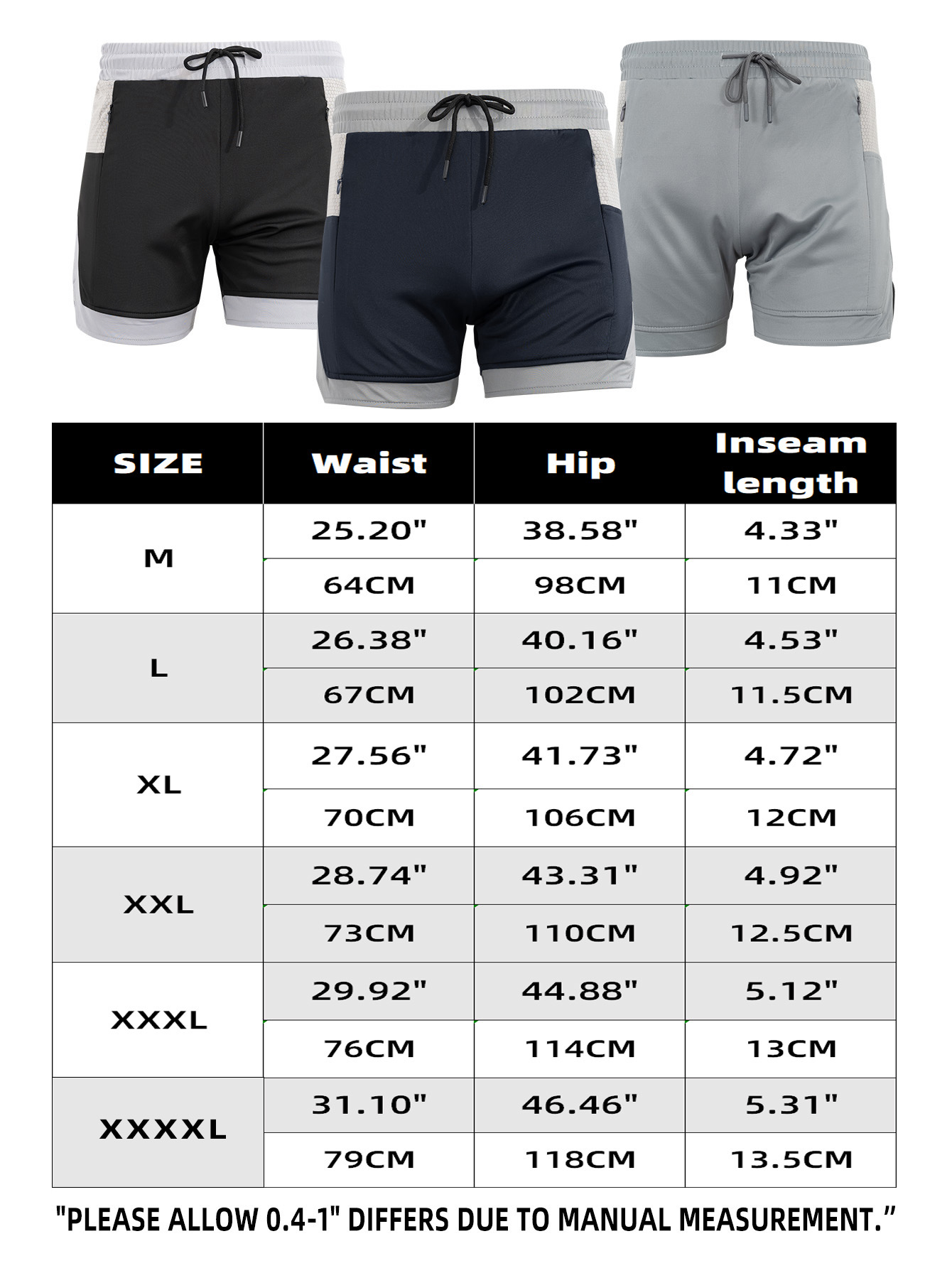 Mens Athletic Shorts Quick Dry - Trunk Breathable Men บทวิจารณ์และราคา
