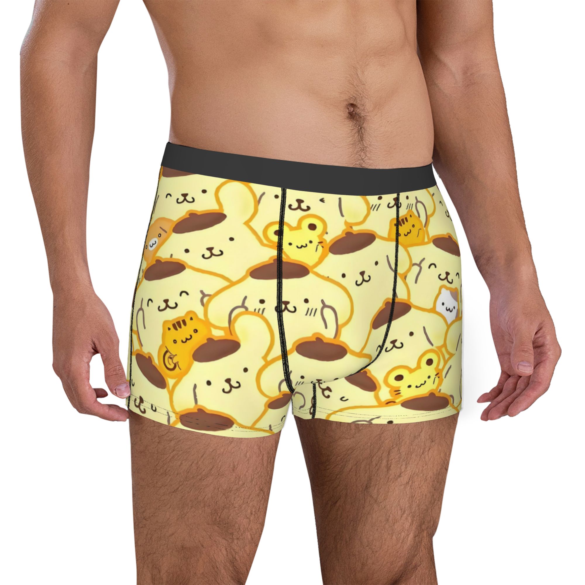 Cartoon Pompompurin Underwear  - Boxer Shorts Modal บทวิจารณ์และราคา