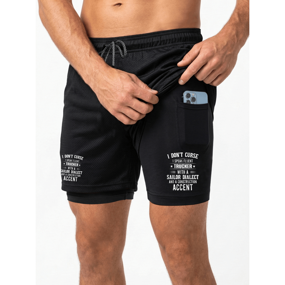 Mens 2-In-1 Quick-Dry Athletic - Compression Shorts Athletes บทวิจารณ์และราคา