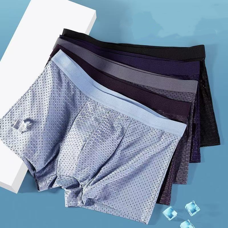 5Pcs/Lot Men's Panties Ice Sil - Multi Pack Underwear บทวิจารณ์และราคา