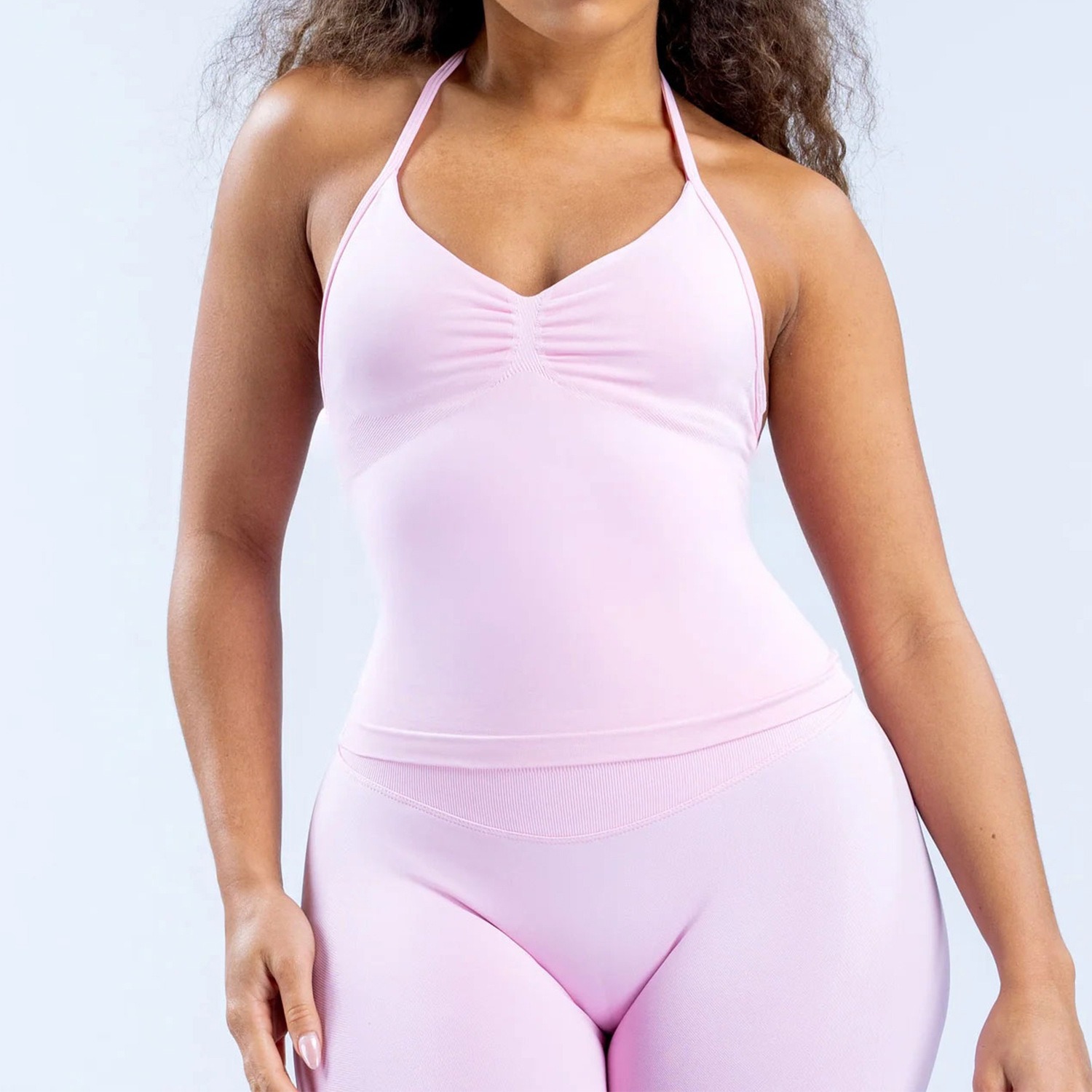 Women's Halter Neck Yoga Tank  - Suspender Tank Top บทวิจารณ์และราคา