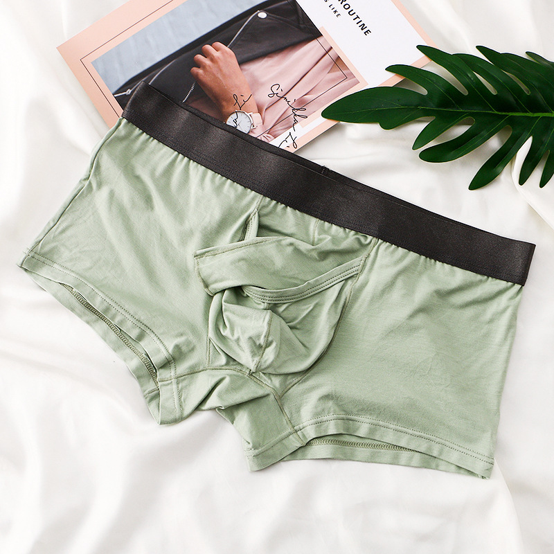 Men's Bamboo Fiber Boxer Brief - Bamboo Fiber Trunk บทวิจารณ์และราคา