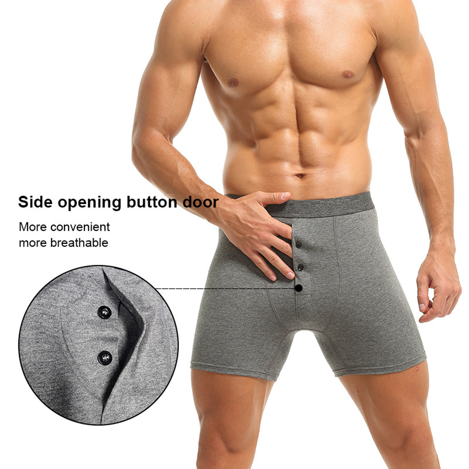 Men Underwear Panties Fabric C - Boxer Shorts Modal บทวิจารณ์และราคา