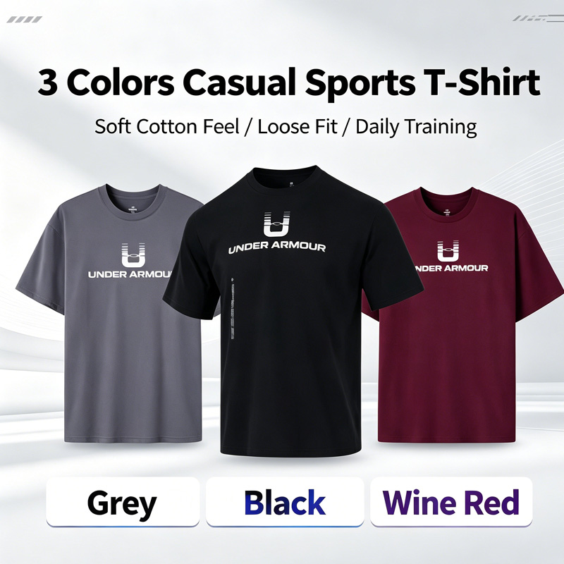 Under Armour Men Loose Fit Hea - Undershirt Crew Neck บทวิจารณ์และราคา