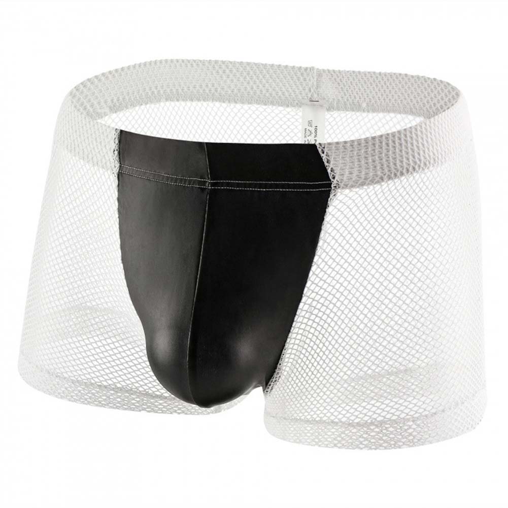 Men Mesh See Through Boxer Sho - Pouch Boxer Pouch บทวิจารณ์และราคา