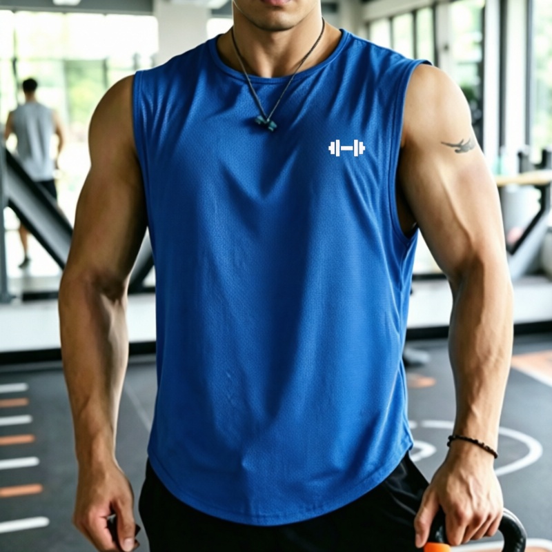 2026 Men mesh Quick Dry Tank T - Undershirt Crew Neck บทวิจารณ์และราคา