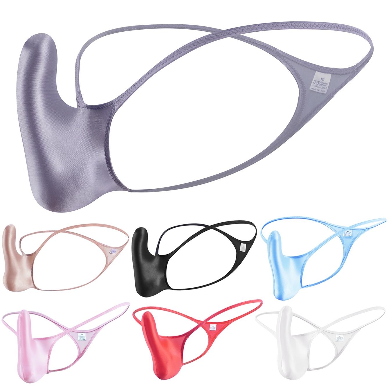 YAULAANG Sexy men's gloss gay  - Jockstrap Athletic บทวิจารณ์และราคา