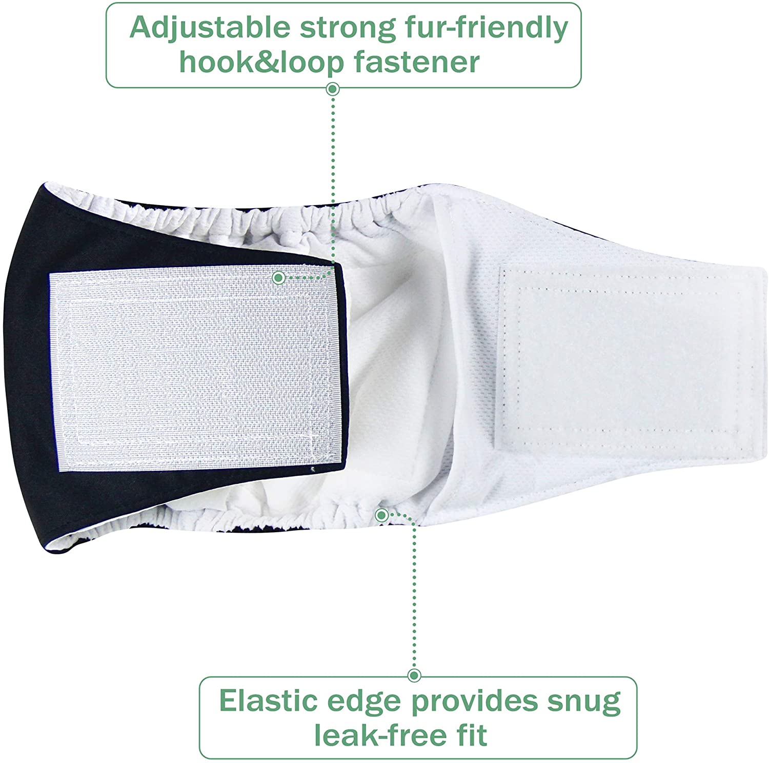 3 Pack Dog Belly Bands Washabl - Multi Pack Underwear บทวิจารณ์และราคา