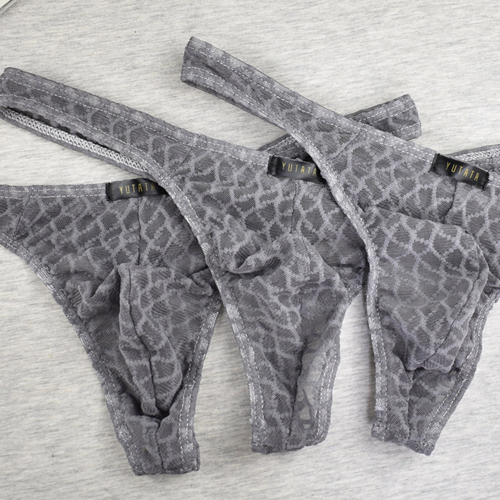 Sexy Lace Men's Thongs - Breat - Jockstrap Athletic บทวิจารณ์และราคา