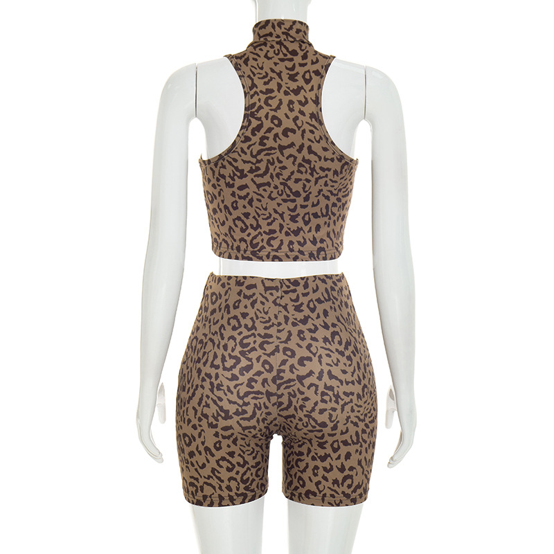 Leopard Print Ribbed Slim 2 Pi - Tank Top Ribbed บทวิจารณ์และราคา