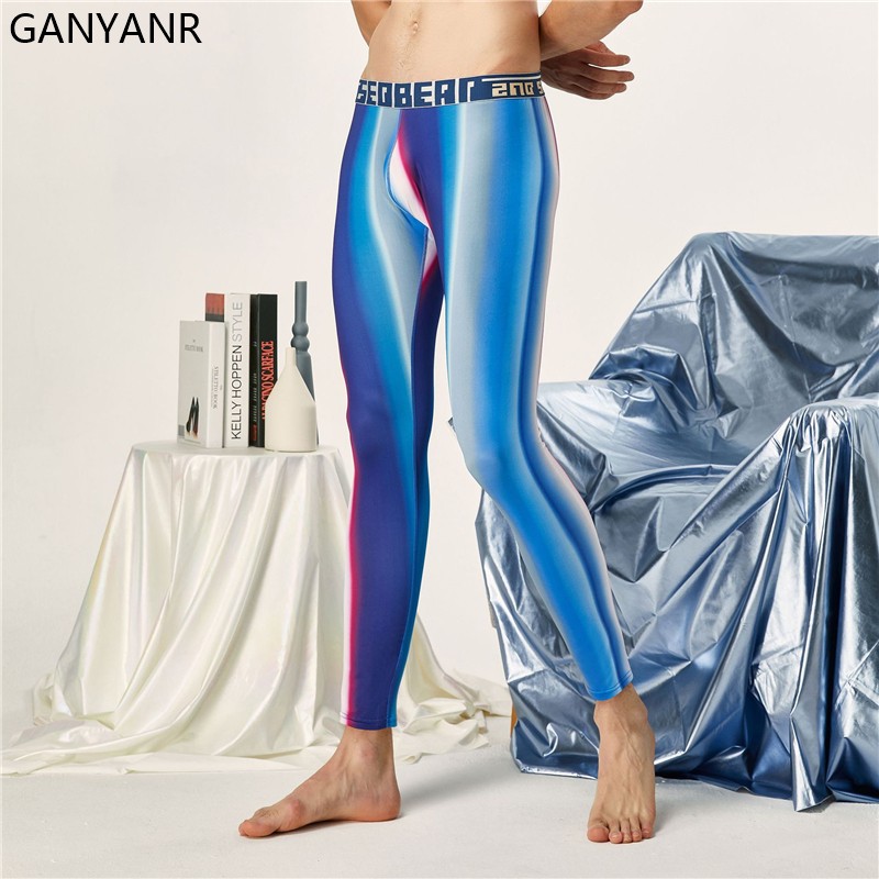 GANYANR Running Tights Men Com - Compression Long Pant บทวิจารณ์และราคา