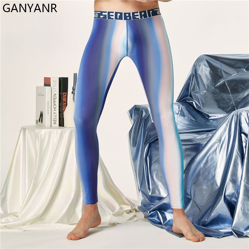 GANYANR Running Tights Men Com - Compression Long Pant บทวิจารณ์และราคา