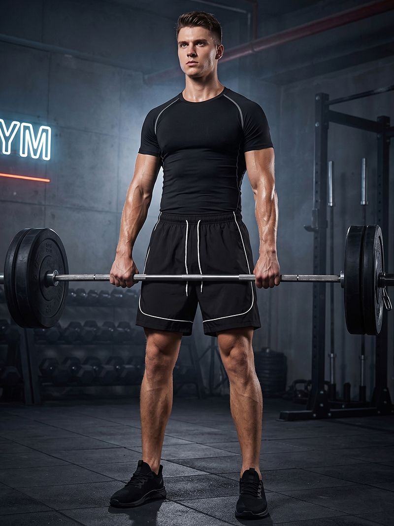 Men's Workout Running Gear 2 P - Compression Shorts Athletes บทวิจารณ์และราคา