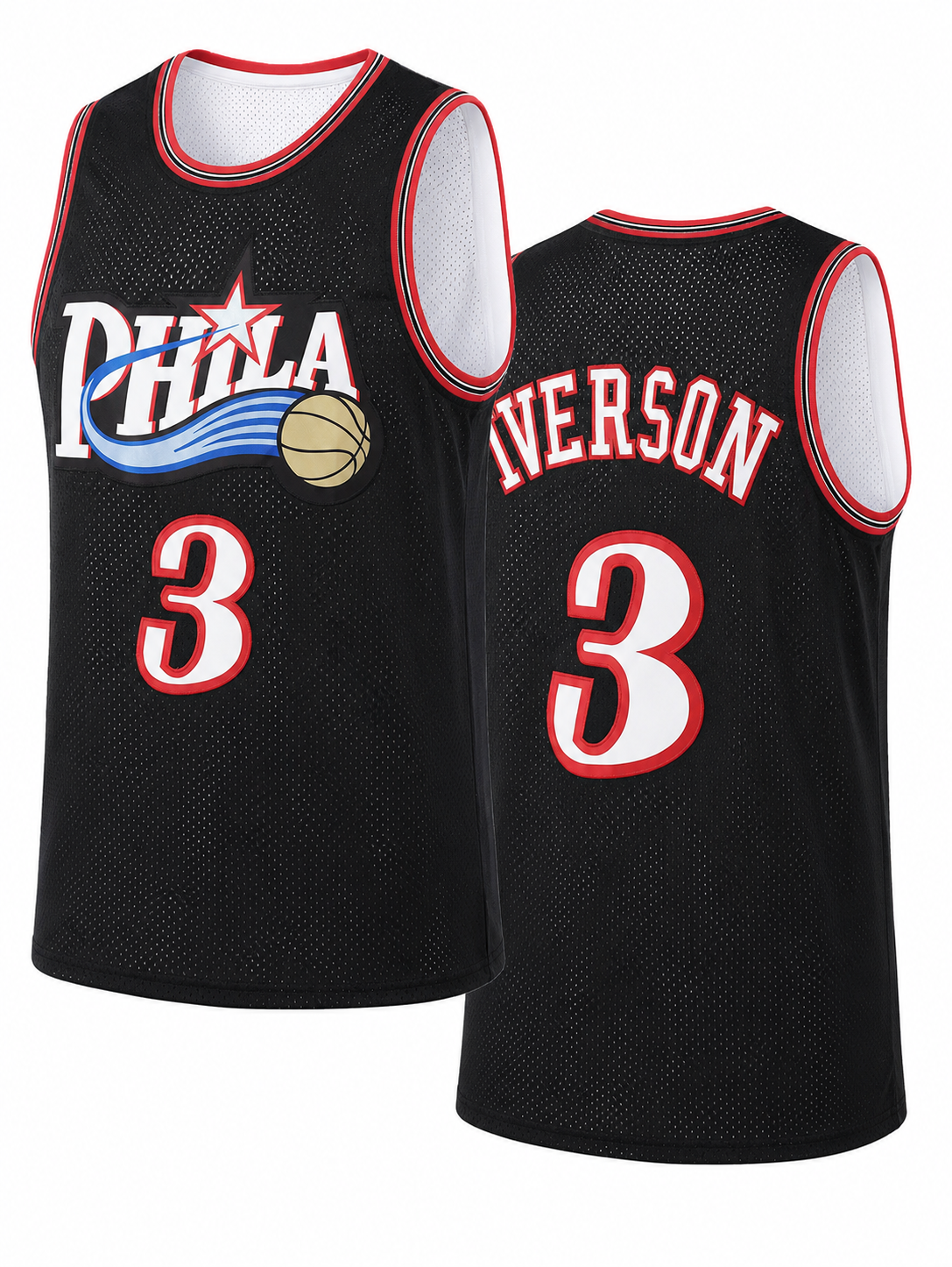 Men's Basketball Jersey Black  - Sleeveless Undershirt บทวิจารณ์และราคา
