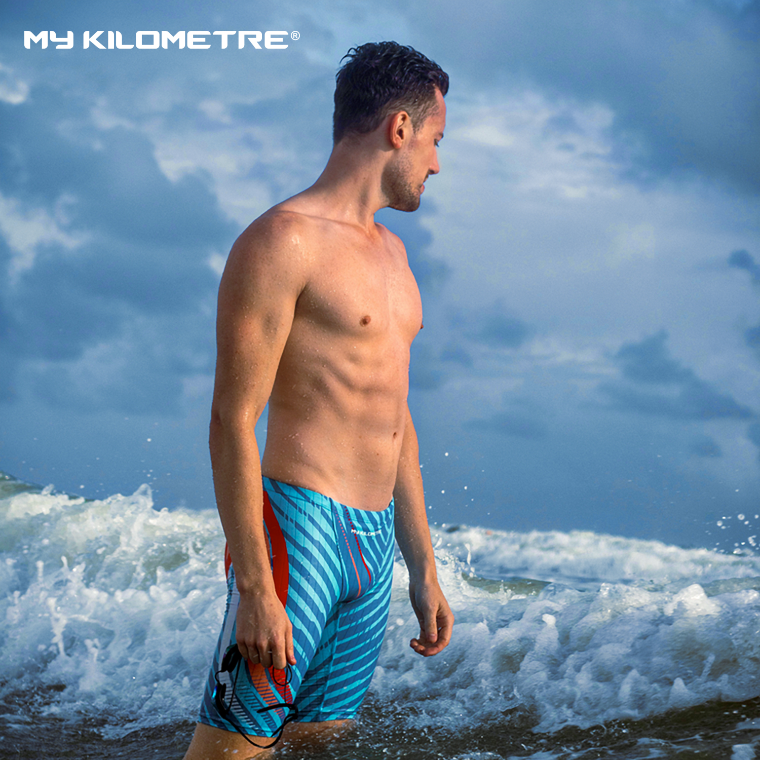 Men's Swim Jammers Professiona - Compression Shorts Athletes บทวิจารณ์และราคา