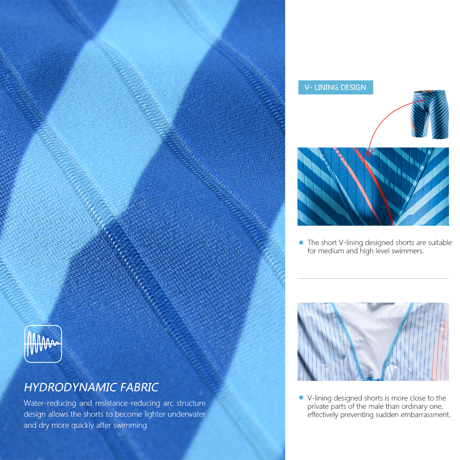 Men's Swim Jammers Professiona - Compression Shorts Athletes บทวิจารณ์และราคา