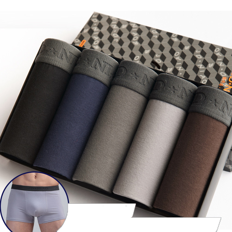 5Pcs/lot Men Underwear Cotton  - Multi Pack Underwear บทวิจารณ์และราคา