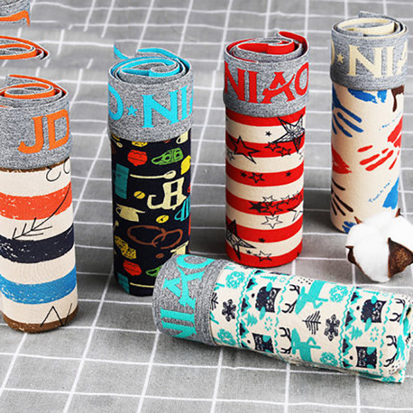 5Pcs/lot Men Underwear Cotton  - Multi Pack Underwear บทวิจารณ์และราคา