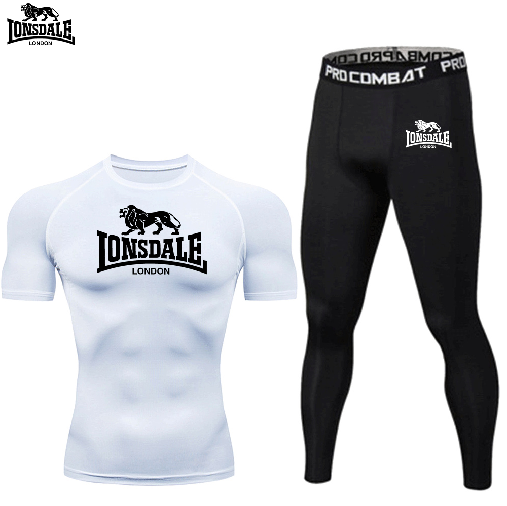 LONSDALE Graphic Print Long Sl - Compression Long Pant บทวิจารณ์และราคา
