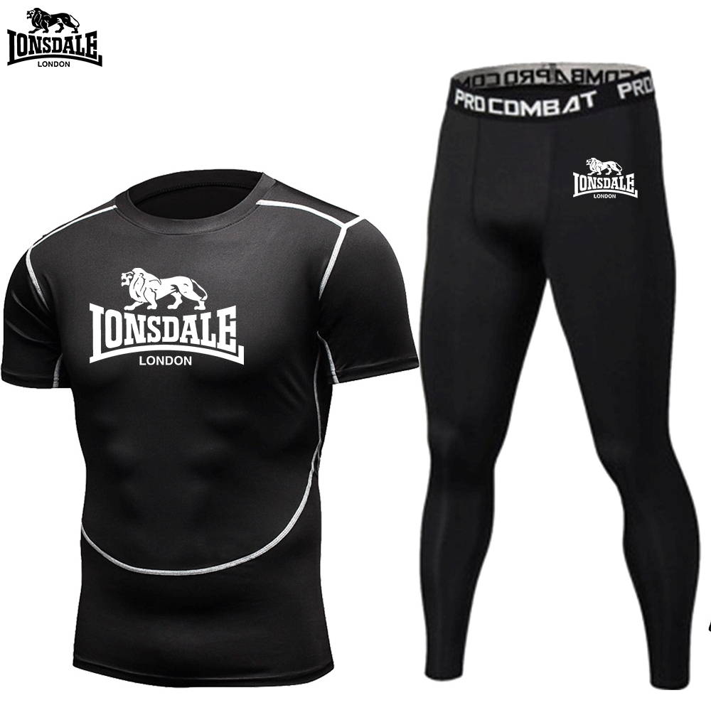 LONSDALE Graphic Print Long Sl - Compression Long Pant บทวิจารณ์และราคา