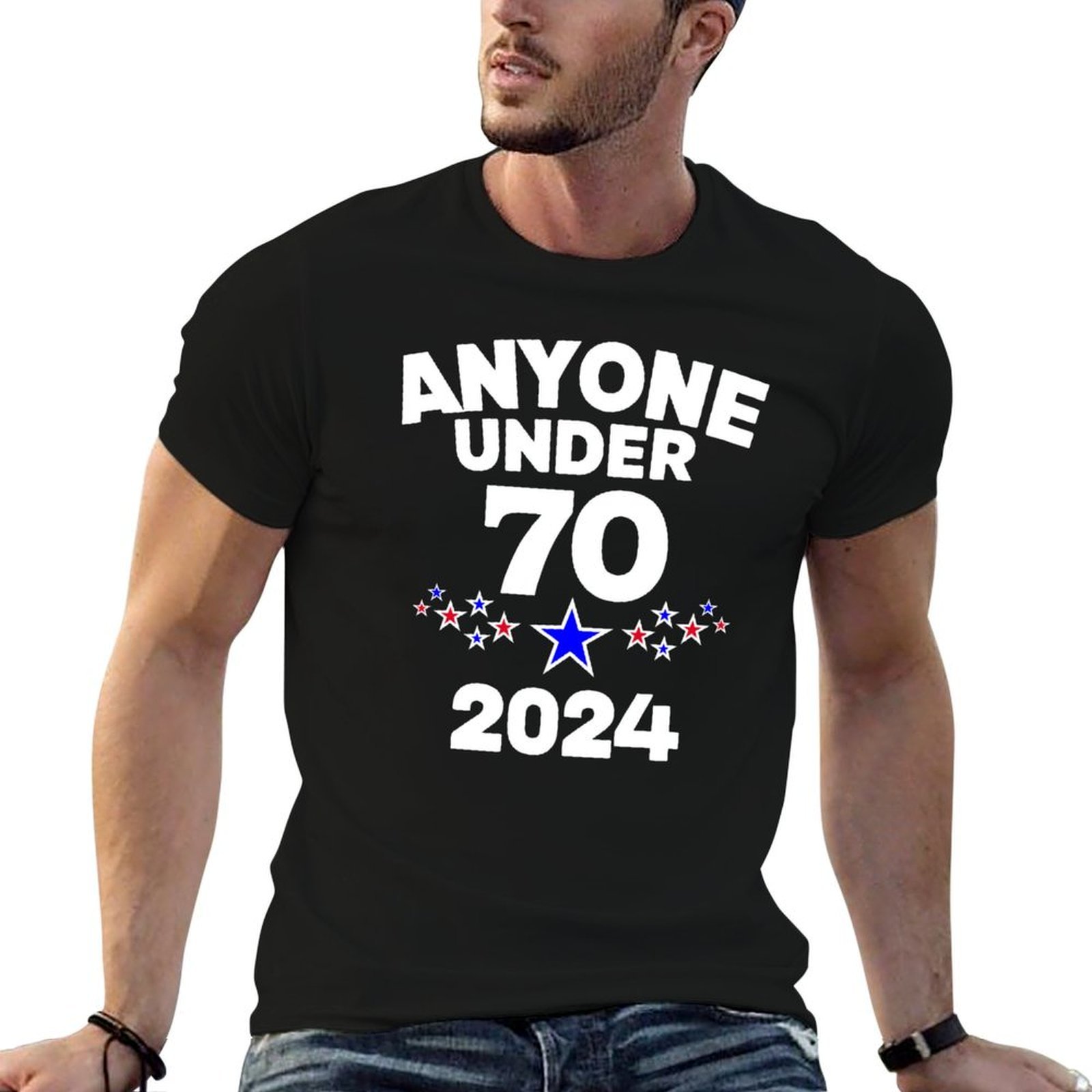 Anyone Under 70 for President  - Undershirt Crew Neck บทวิจารณ์และราคา