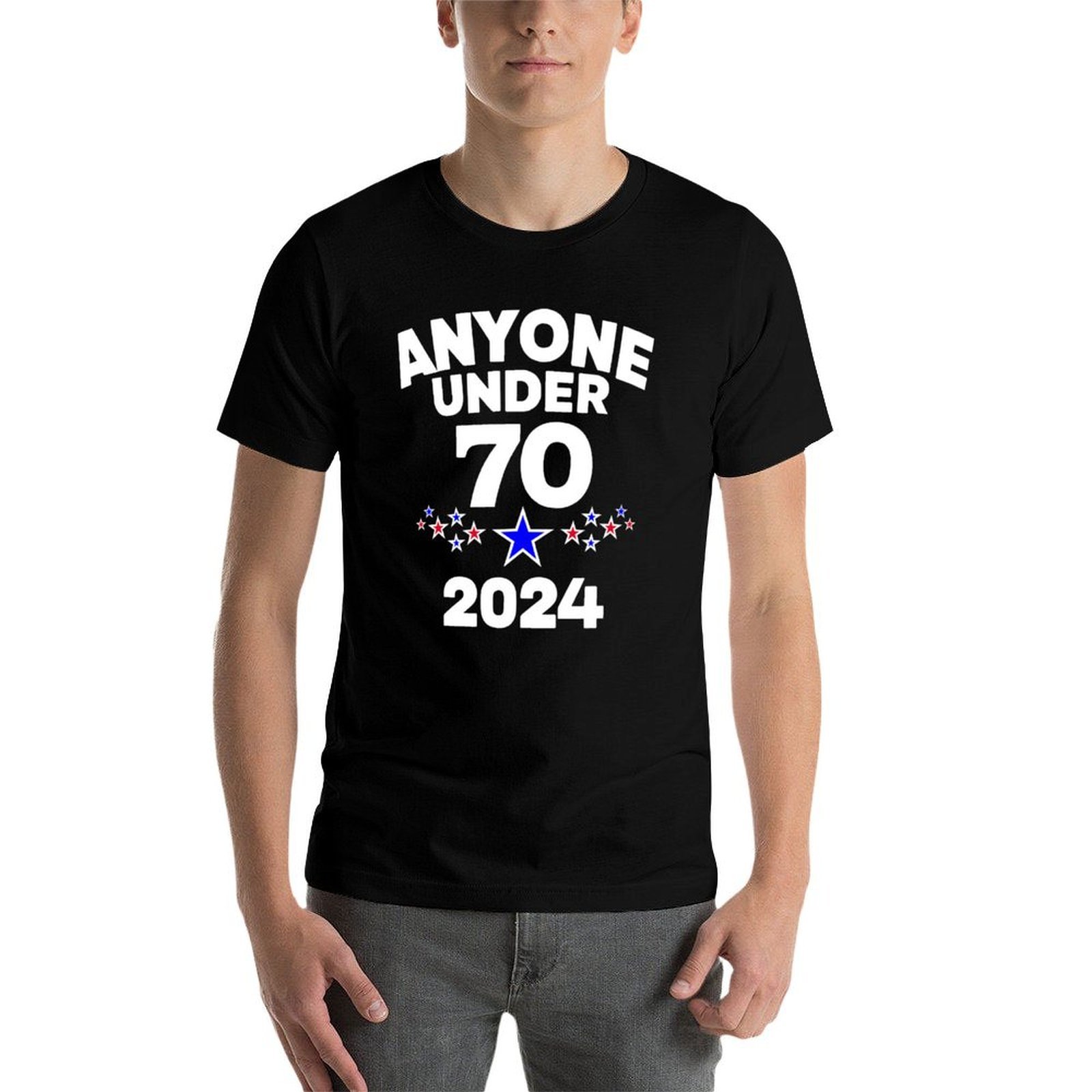 Anyone Under 70 for President  - Undershirt Crew Neck บทวิจารณ์และราคา