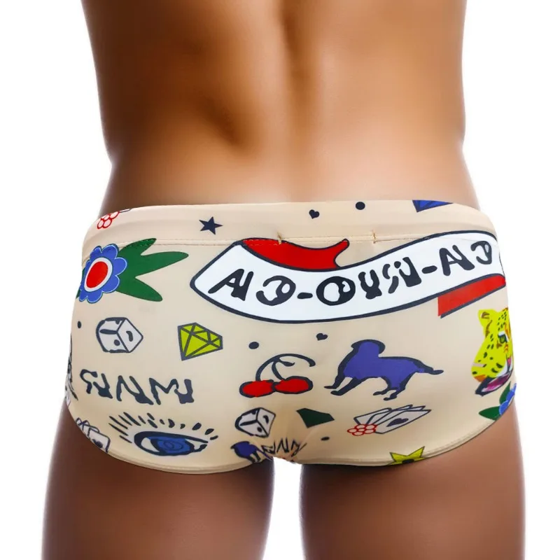 Sexy Men's Swimsuit Push-Up Sw - Trunk Breathable Men บทวิจารณ์และราคา