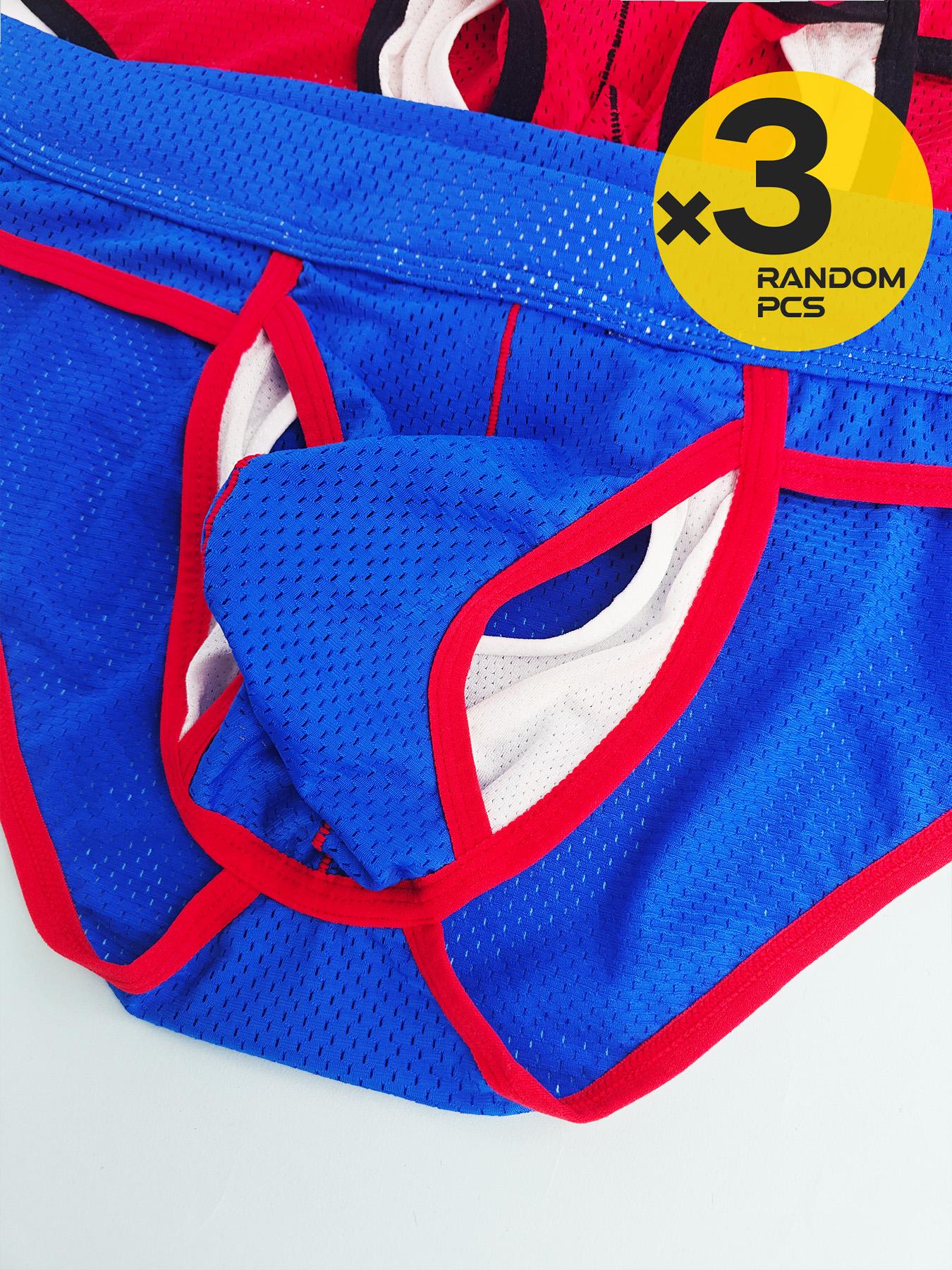 3Pcs Men Mesh Boxer Briefs Con - Mesh Sport Boxer บทวิจารณ์และราคา