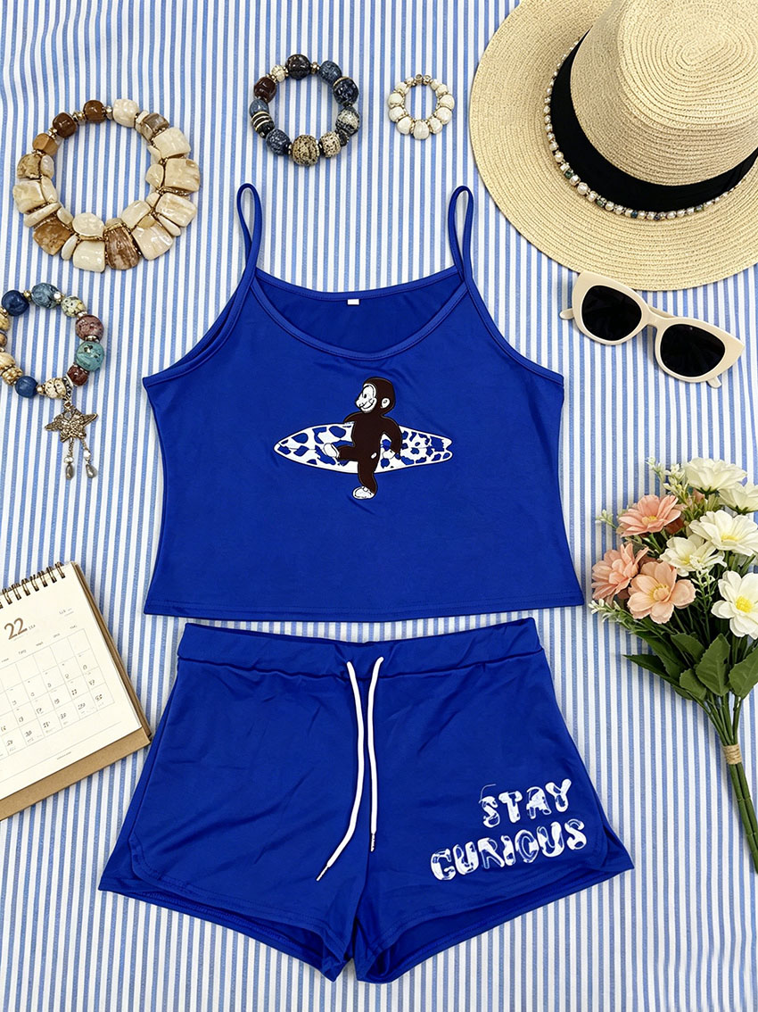 Punk Vintage Surf Style Women  - Suspender Tank Top บทวิจารณ์และราคา