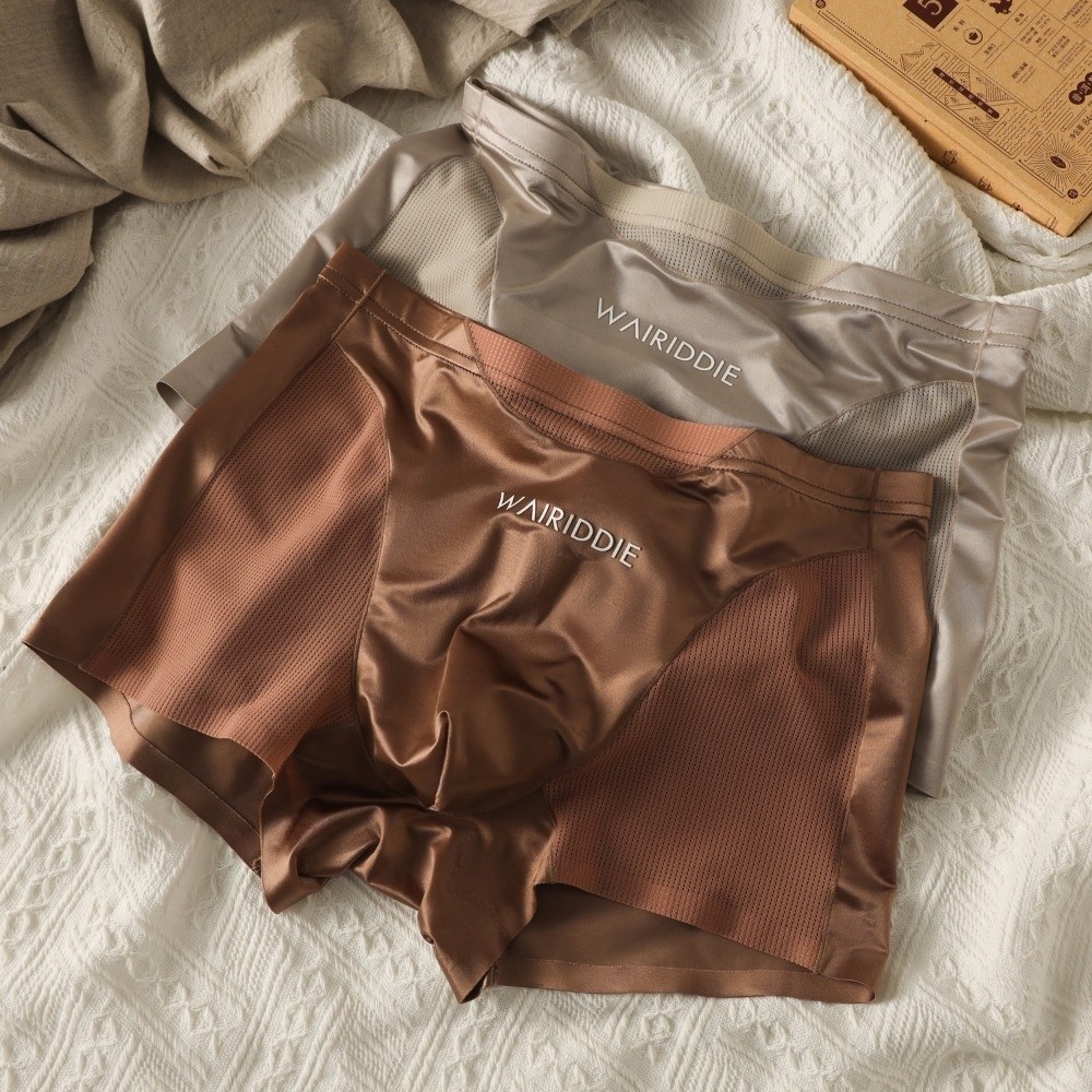 Simple Mesh Ice Silk Underwear - Mesh Sport Boxer บทวิจารณ์และราคา
