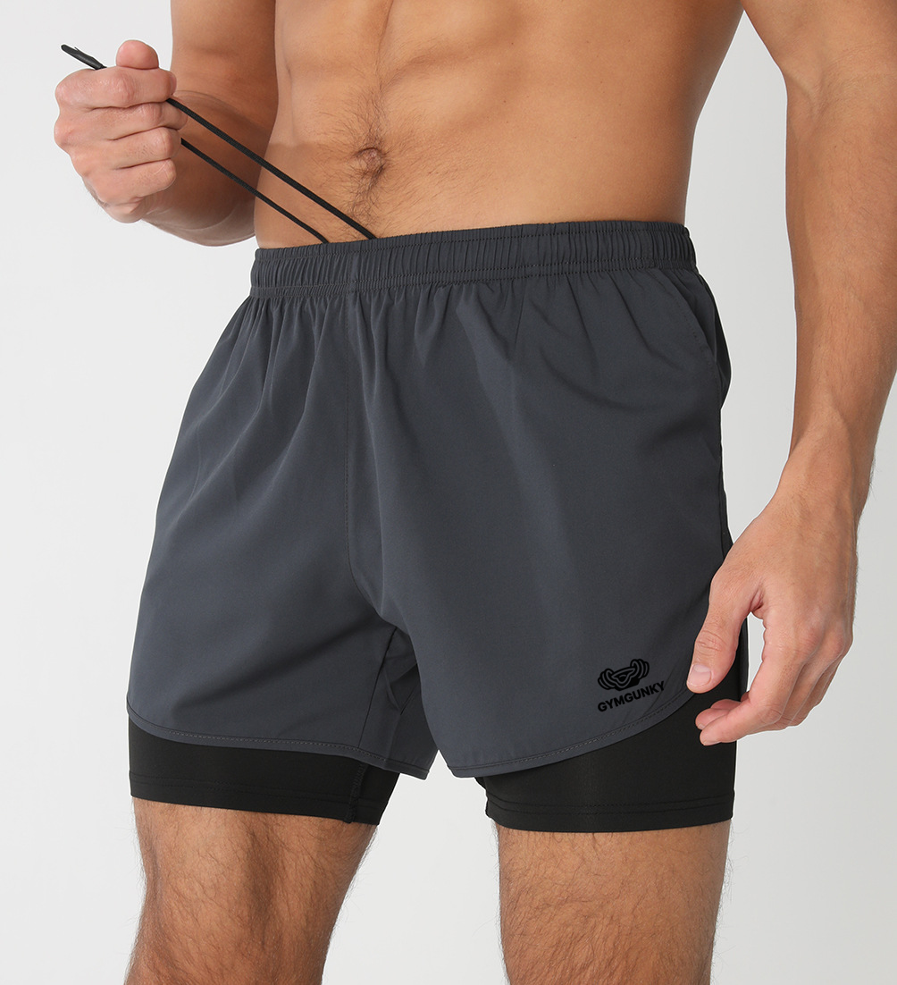Men 2 in 1 Compression Liner S - Compression Shorts Athletes บทวิจารณ์และราคา