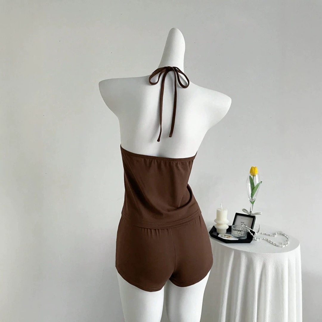 New Women's Summer Brown Tank  - Suspender Tank Top บทวิจารณ์และราคา